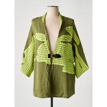 ZOE ZONE OF EMBROIDERED - Gilet manches longues vert en viscose - Femme - Taille 36 - Modz