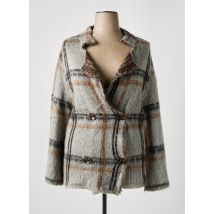 LAUREN VIDAL - Blazer gris en acrylique - Femme - Taille 38 - Modz