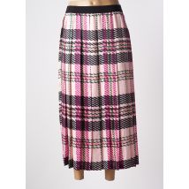 ELEONORA AMADEI - Jupe longue rose en polyester - Femme - Taille 44 - Modz