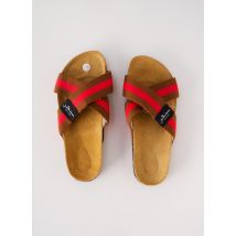 JUSTMINE - Mules/Sabots rouge en textile - Femme - Taille 36 - Modz