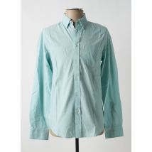 BEN SHERMAN - Chemise manches longues bleu en coton - Homme - Taille S - Modz