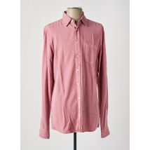 STRELLSON - Chemise manches longues rose en viscose - Homme - Taille L - Modz