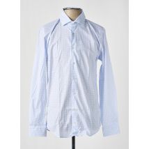 STRELLSON - Chemise manches longues bleu en coton - Homme - Taille XL - Modz