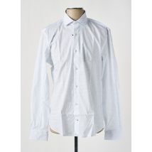 STRELLSON - Chemise manches longues bleu en lyocell - Homme - Taille M - Modz