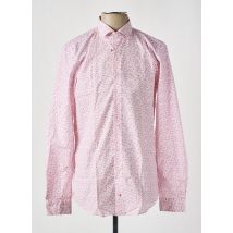 STRELLSON - Chemise manches longues rouge en coton - Homme - Taille M - Modz