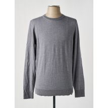 STRELLSON - Pull gris en laine vierge - Homme - Taille M - Modz