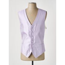 GRÈGE - Gilet sans manche violet en soie - Homme - Taille L - Modz