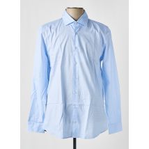 STRELLSON - Chemise manches longues bleu en coton - Homme - Taille XL - Modz