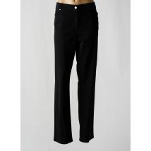 PAUSE CAFE - Pantalon slim noir en coton - Femme - Taille 50 - Modz