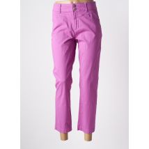 C'EST BEAU LA VIE - Pantalon 7/8 violet en coton - Femme - Taille 38 - Modz
