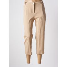 AGATHE & LOUISE - Pantacourt beige en coton - Femme - Taille 46 - Modz