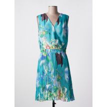 CHRISTINE LAURE - Robe mi-longue bleu en polyester - Femme - Taille 38 - Modz