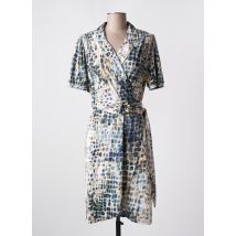 K-DESIGN - Robe mi-longue beige en polyester - Femme - Taille 44 - Modz