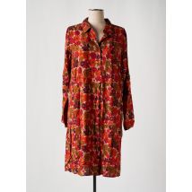 AGATHE & LOUISE - Robe mi-longue orange en viscose - Femme - Taille 44 - Modz