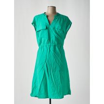 C'EST BEAU LA VIE - Robe mi-longue vert en viscose - Femme - Taille 44 - Modz