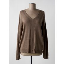 DIANE LAURY - Pull marron en viscose - Femme - Taille 42 - Modz