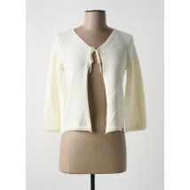 PULL & MAILLE - Gilet manches longues beige en modal - Femme - Taille 34 - Modz