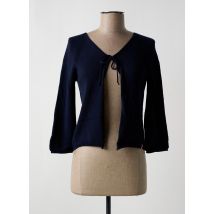 PULL & MAILLE - Gilet manches longues bleu en modal - Femme - Taille 34 - Modz