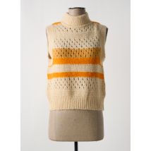 ESPRIT - Pull beige en acrylique - Femme - Taille 36 - Modz