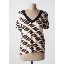 PAUL BRIAL - T-shirt beige en viscose - Femme - Taille 42 - Modz