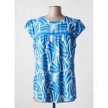 ESTEL COLLECTION - Blouse bleu en polyester - Femme - Taille 44 - Modz