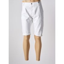 RAW-7 - Bermuda blanc en coton - Homme - Taille W35 - Modz