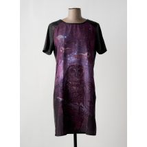 YUMI - Robe mi-longue gris en polyester - Femme - Taille 40 - Modz