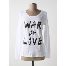 AN FAMILLE - T-shirt blanc en coton - Femme - Taille 38 - Modz