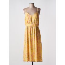 SWEED PARIS - Robe mi-longue jaune en polyester - Femme - Taille 38 - Modz