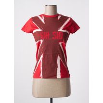 SIR SID - T-shirt rouge en coton - Femme - Taille 34 - Modz