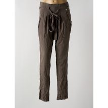 LPB - Pantalon droit vert en viscose - Femme - Taille 40 - Modz