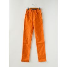 LOIS - Pantalon slim orange en coton - Femme - Taille W27 - Modz
