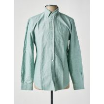 BY CHARLIE B - Chemise manches longues vert en coton - Homme - Taille S - Modz
