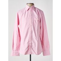 A.B.C.L - Chemise manches longues rose en coton - Homme - Taille L - Modz
