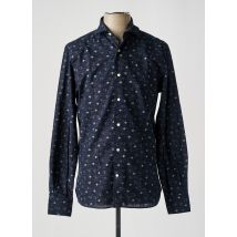 A.B.C.L - Chemise manches longues bleu en coton - Homme - Taille S - Modz