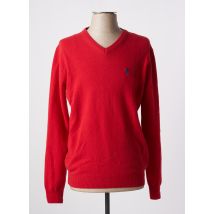 MCS - Pull rouge en laine - Homme - Taille S - Modz