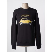 HIDEOUT - Sweat-shirt noir en coton - Homme - Taille M - Modz