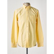 BY CHARLIE B - Chemise manches longues jaune en coton - Homme - Taille S - Modz
