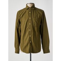 BY CHARLIE B - Chemise manches longues vert en coton - Homme - Taille S - Modz