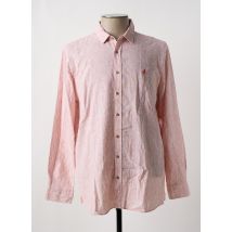 MCS - Chemise manches longues rouge en coton - Homme - Taille 3XL - Modz