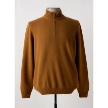 BY CHARLIE B - Pull marron en laine vierge - Homme - Taille 4XL - Modz