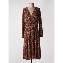 DIANE LAURY - Robe mi-longue marron en polyester - Femme - Taille 46 - Modz