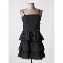 LPB - Robe courte noir en coton - Femme - Taille 38 - Modz