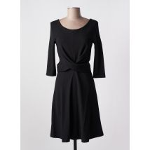 YERSE - Robe mi-longue noir en viscose - Femme - Taille 34 - Modz