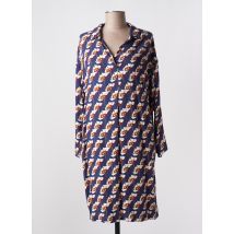 LE PETIT BAIGNEUR - Robe mi-longue bleu en viscose - Femme - Taille 36 - Modz