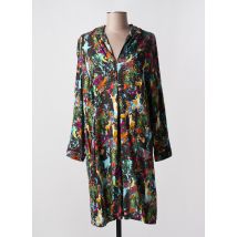 MALOKA - Robe mi-longue vert en viscose - Femme - Taille 38 - Modz