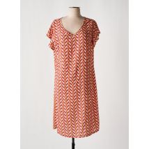 LE PETIT BAIGNEUR - Robe mi-longue rose en viscose - Femme - Taille 38 - Modz