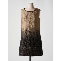 JUS D'ORANGE - Robe courte marron en polyester - Femme - Taille 36 - Modz