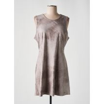 LES P'TITES BOMBES - Robe courte gris en polyester - Femme - Taille 40 - Modz