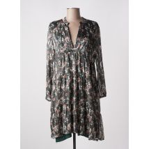 RUE DES ABBESSES - Robe mi-longue vert en viscose - Femme - Taille 36 - Modz